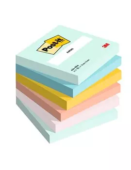 Post-it Notes Super Sticky 654-BEA 3M - 76x76 mm - 7100259201 (Beachside Conf. 6)