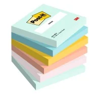 Post-it Notes Super Sticky 654-BEA 3M - 76x76 mm - 7100259201 (Beachside Conf. 6)