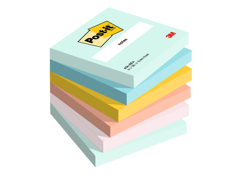Post-it Notes Super Sticky 654-BEA 3M - 76x76 mm - 7100259201 (Beachside Conf. 6) Post-it Notes Super Sticky 654-BEA 3M - 76x76 mm - 7100259201 (Beachside Conf. 6)