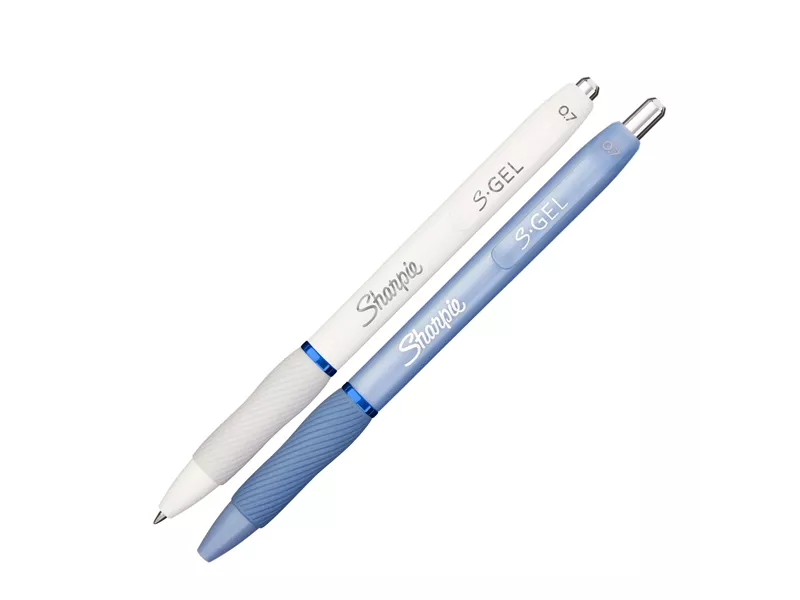 Penna Gel a Scatto Sharpie Paper Mate - 0,7 mm - 2162641 (Blu Conf. 12)