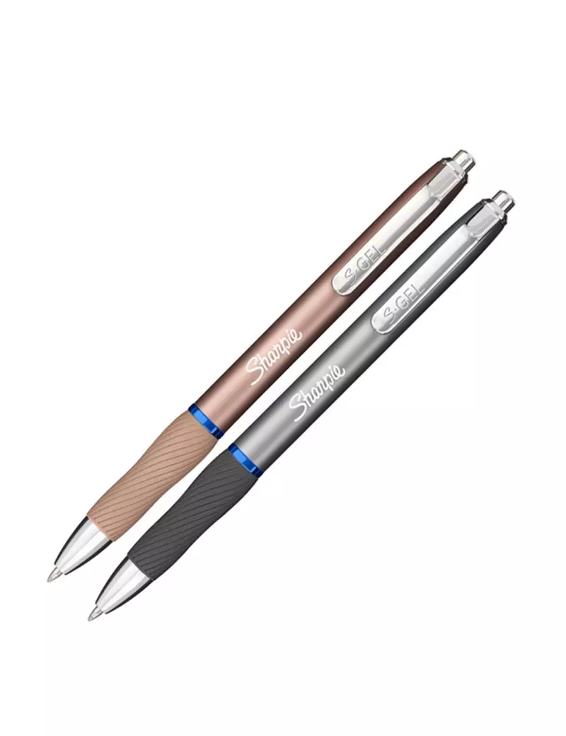 Penna Gel a Scatto Sharpie Paper Mate - 0,7 mm - 2162642 (Assortiti Metal Conf. 12)