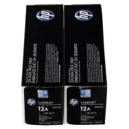 Multipack Toner Originali HP Q2612AD 12A (Nero 2000 pagine)
