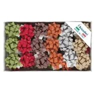 Stelle Glitterate per Pacchi Regalo 68245 Brizzolari - 10 mm x 5 cm - 02307200 (Assortiti Glitterati Conf. 50)