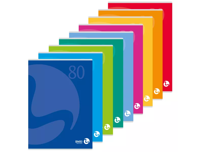 Quaderno Color 80 BM - A4 - Bianco - 0110594 (Assortiti Conf. 12)