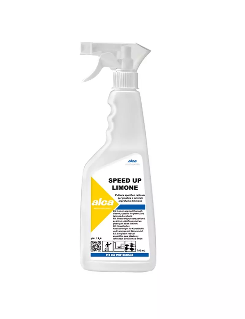 Detergente Multiuso Speed Up Limone Alca - ALC352 - 750 ml Detergente Multiuso Speed Up Limone Alca - ALC352 - 750 ml