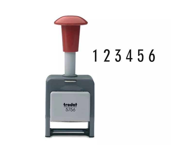 Timbro Numeratore Autoinchiostrante 5756/P Trodat - 5,5 mm - 6 Colonne - 86621 Timbro Numeratore Autoinchiostrante 5756/P Trodat - 5,5 mm - 6 Colonne - 86621