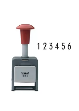 Timbro Numeratore Autoinchiostrante 5756/P Trodat - 5,5 mm - 6 Colonne - 86621