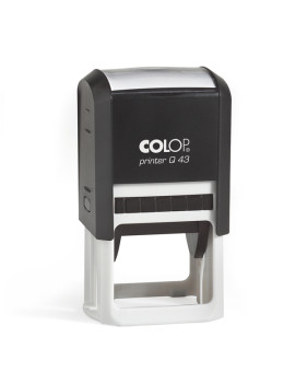 Timbro Autoinchiostrante Printer Q43 Colop - 43x43 mm - 8 Righe - PRINTER.Q43 (Nero)