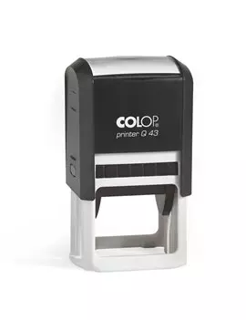 Timbro Autoinchiostrante Printer Q43 Colop - 43x43 mm - 8 Righe - PRINTER.Q43 (Nero)