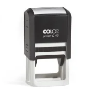 Timbro Autoinchiostrante Printer Q43 Colop - 43x43 mm - 8 Righe - PRINTER.Q43 (Nero)