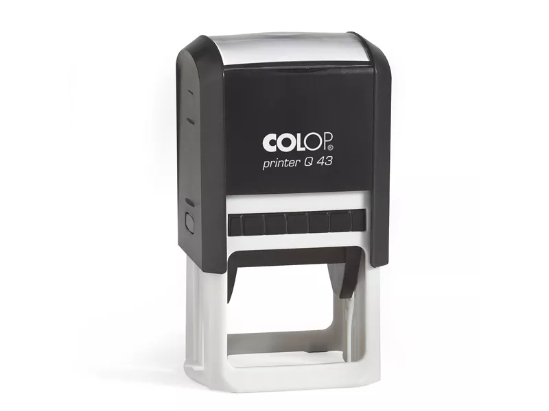 Timbro Autoinchiostrante Printer Q43 Colop - 43x43 mm - 8 Righe - PRINTER.Q43 (Nero)