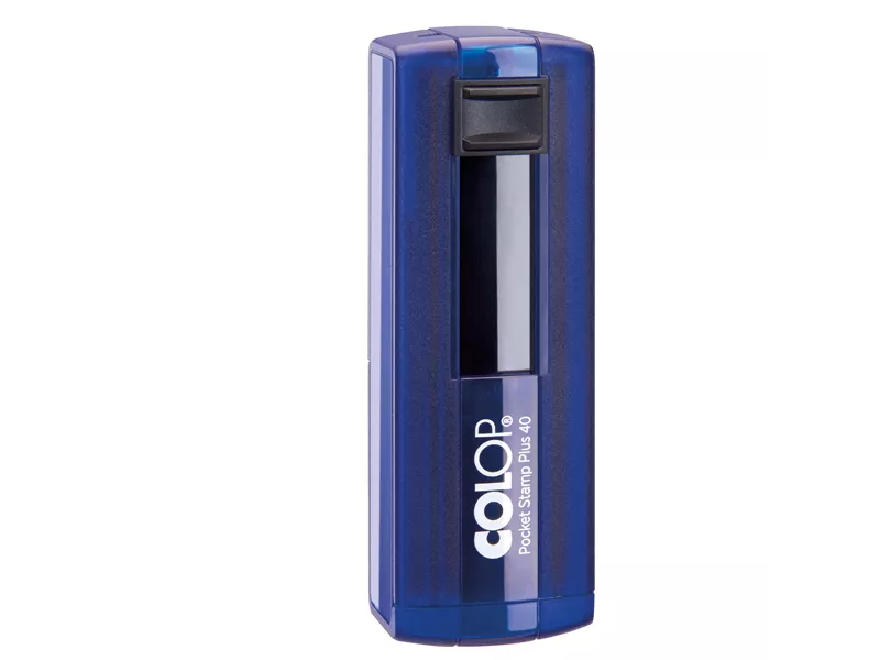 Timbro Tascabile Autoinchiostrante Pocket Stamp Plus 40 Colop - 23x59 mm - PSP40IN (Blu Indigo)
