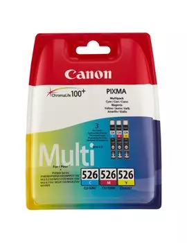 Multipack Cartucce Originali Canon CLI-526 4541B009 (Colori Conf. 3)