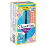 Penna con Punta Sintetica Flair Nylon Paper Mate - 1 mm - 2077174 (Nero Conf. 36)