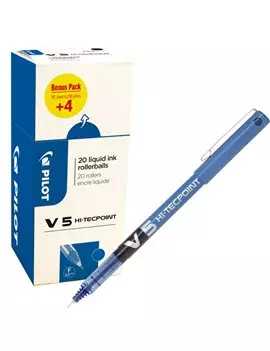 Penna Roller Hi-Techpoint V5 Pilot - 0,5 mm - 000020 (Blu Conf. 20)