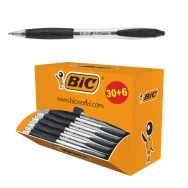 Penna a Sfera a Scatto Atlantis Bic - 1 mm - 920287 (Nero Conf. 36)