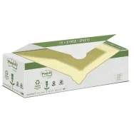 Post-it Notes 654-RYP24 3M - 76x76 mm - Carta Riciclata - 7100172342 (Giallo Conf. 24)