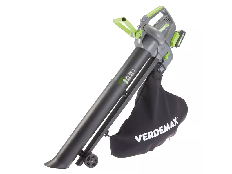 Aspiratore Soffiatore a Batteria SAR40 Verdemax - 4343 (Nero e Verde)