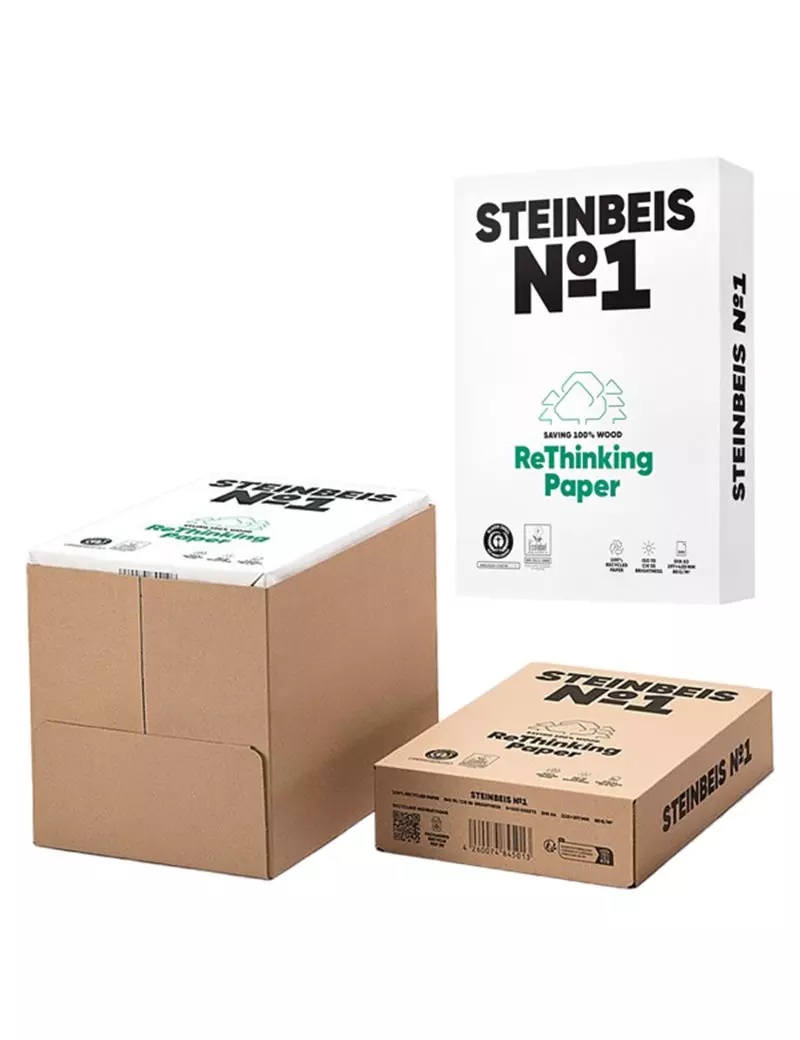 Carta Riciclata senza Legno Steinbeis - A3 - 80 g - 6832 (Risma 500 Conf. 5) Carta Riciclata senza Legno Steinbeis - A3 - 80 g - 6832 (Risma 500 Conf. 5)