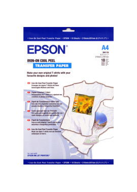 Carta per Stampa Inkjet su Tessuto Epson C13S041154 - A4 (Conf. 10)