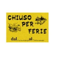 Cartello di Comunicazione - Chiuso per Ferie - 16x23 cm - 315/12 (Giallo Conf. 10)