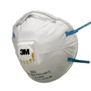 Mascherina FFP2 con Valvola 8822 3M - 7100142986 (Bianco Conf. 10)