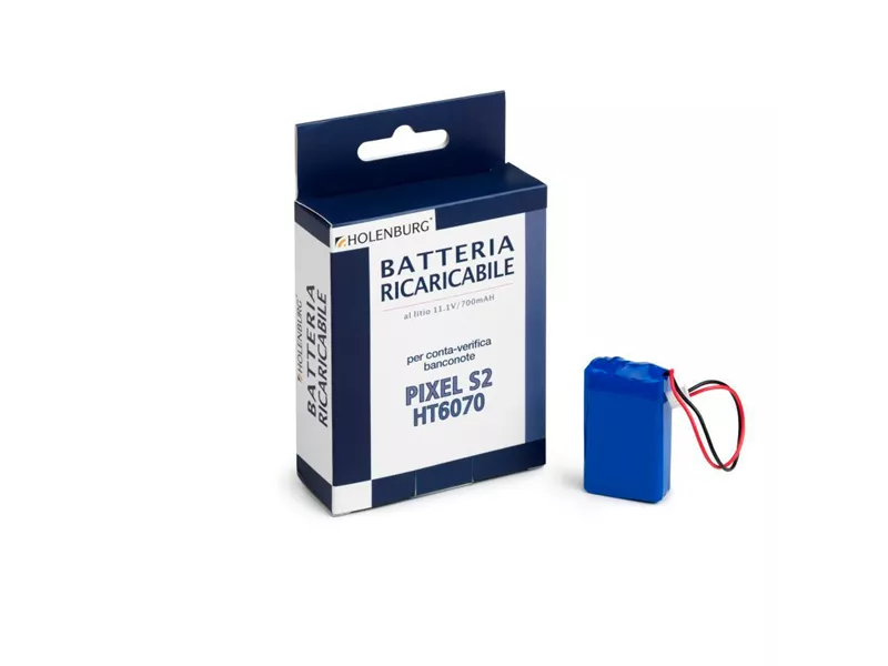 Batteria Ricaricabile per Conta e Verifica Banconote Pixel S2 Iternet - 3349B