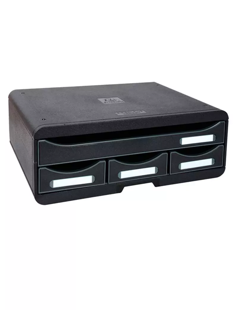 Cassettiera Toolbox Exacompta - 4 Cassetti - 27x35,5x13,5 cm - 319714D (Nero) Cassettiera Toolbox Exacompta - 4 Cassetti - 27x35,5x13,5 cm - 319714D (Nero)
