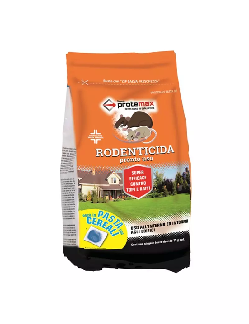 Esca Rodenticida in Pasta Blu Protemax - PROTE021 (Conf. 1,5 kg)