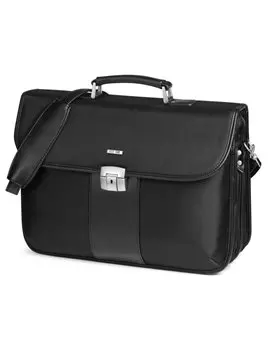 Borsa in Tessuto Extra Strong City Time - 44x31x20 cm - 61335 (Nero)