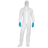 Tuta di Protezione da Rischio Chimico DT115 Delta Plus - Monouso - Taglia L - DT115GT (Bianco)