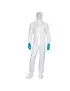 Tuta di Protezione da Rischio Chimico DT115 Delta Plus - Monouso - Taglia XL - DT115XG (Bianco)