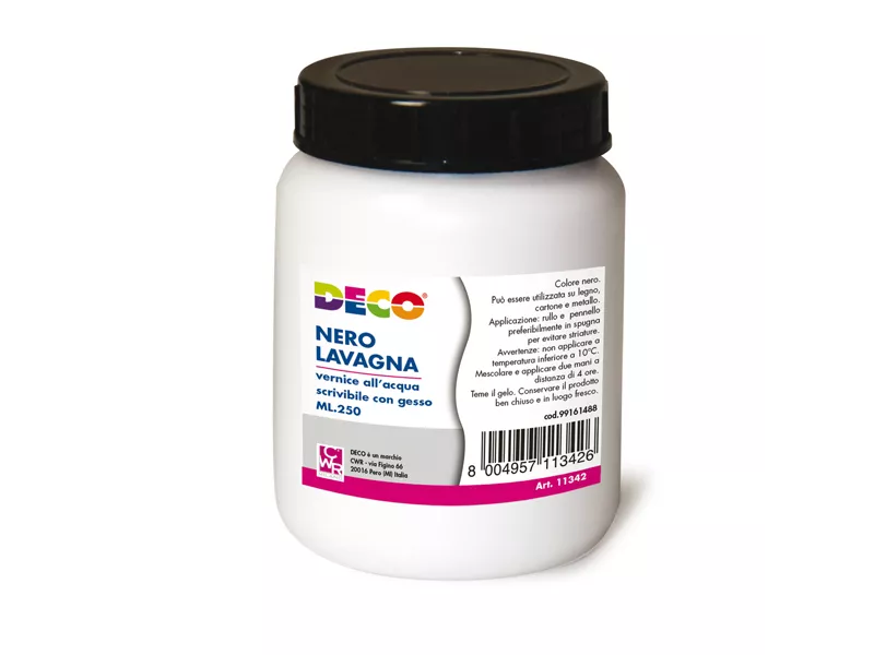 Vernice all'Acqua Deco CWR - 250 ml - 11342 (Nero Lavagna Conf. 3)