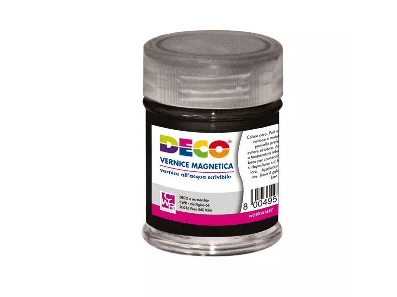 Vernice Magnetica all'Acqua Deco CWR - 60 ml - 11341 (Nero)