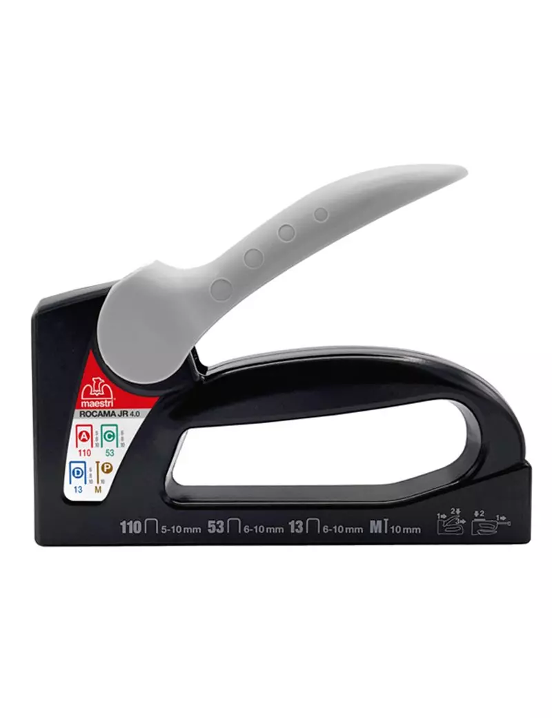 Fissatrice Manuale Rocama JR 4.0 RO-MA - 0101040 (Nero) Fissatrice Manuale Rocama JR 4.0 RO-MA - 0101040 (Nero)