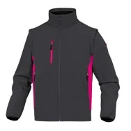 Giacca da Lavoro Softshell MySen 2 Delta Plus - Taglia M - MYSE2GF-TM (Grigio e Fucsia)