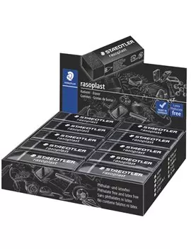 Gomma Rasoplast 526 B20 Staedtler - 63x13x23 mm - 526B20-9 (Nero Conf. 20)