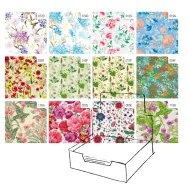 Carta Regalo in Fogli Raso Sadoch - 70x100 cm - R4403GEN (Assortiti Fiori Conf. 100)