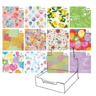 Carta Regalo in Fogli Raso Sadoch - 70x100 cm - R4411GEN (Assortiti Primavera Conf. 100)