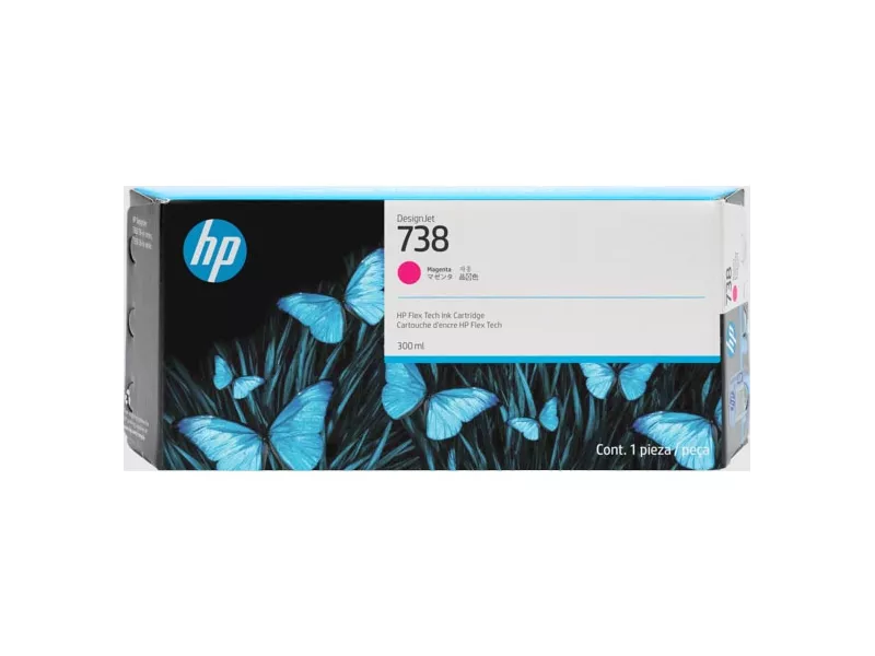 Cartuccia Originale HP 676M7A 738 (Magenta 300 ml)