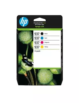 Multipack Cartucce Originali HP 6C400NE 937 (Nero e Colori Conf. 4)