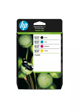 Multipack Cartucce Originali HP 6C400NE 937 (Nero e Colori Conf. 4)