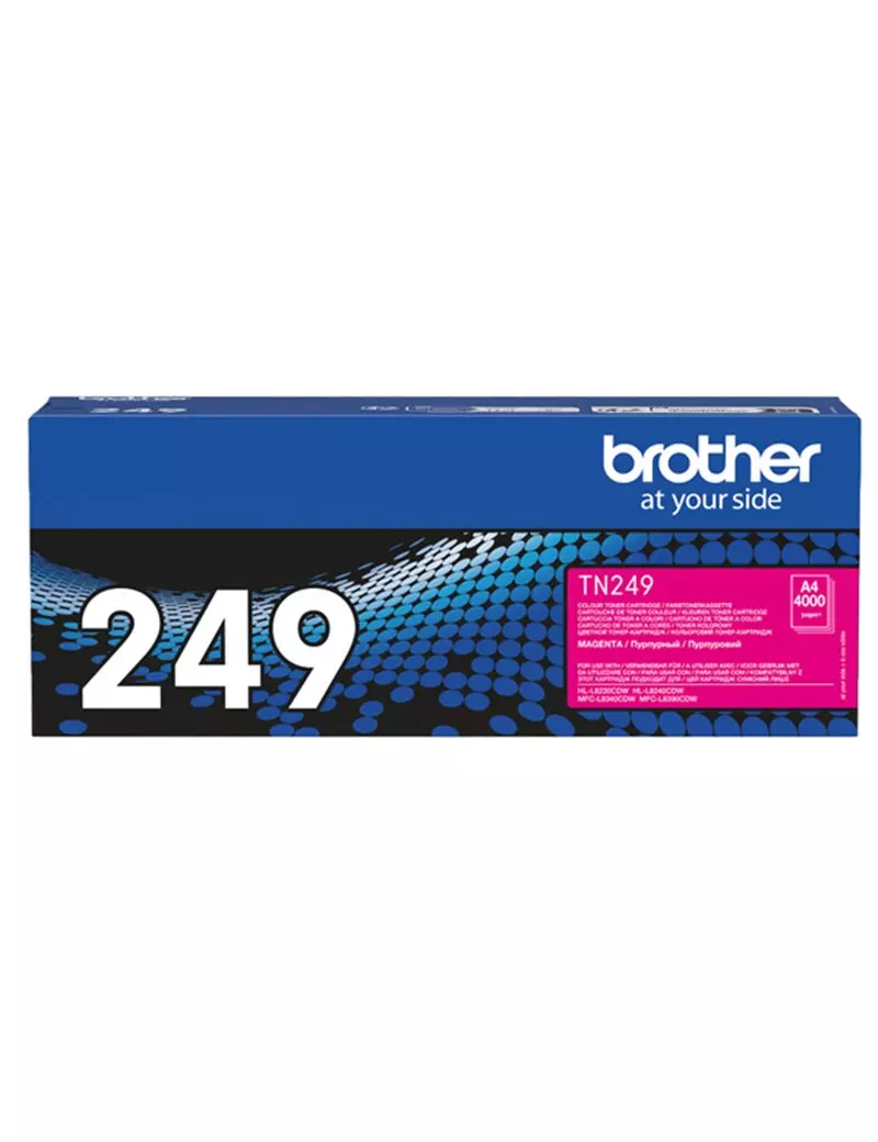 Toner Originale Brother TN-249M (Magenta 4000 pagine) Toner Originale Brother TN-249M (Magenta 4000 pagine)