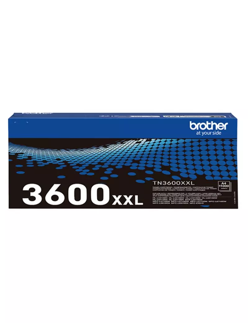 Toner Originale Brother TN-3600XXL (Nero 11000 pagine)