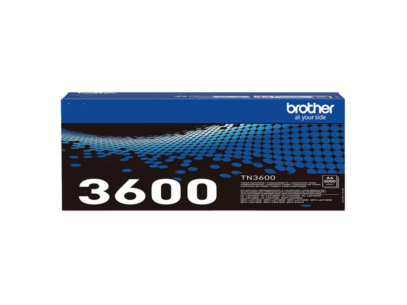 Toner Originale Brother TN-3600 (Nero 3000 pagine) Toner Originale Brother TN-3600 (Nero 3000 pagine)