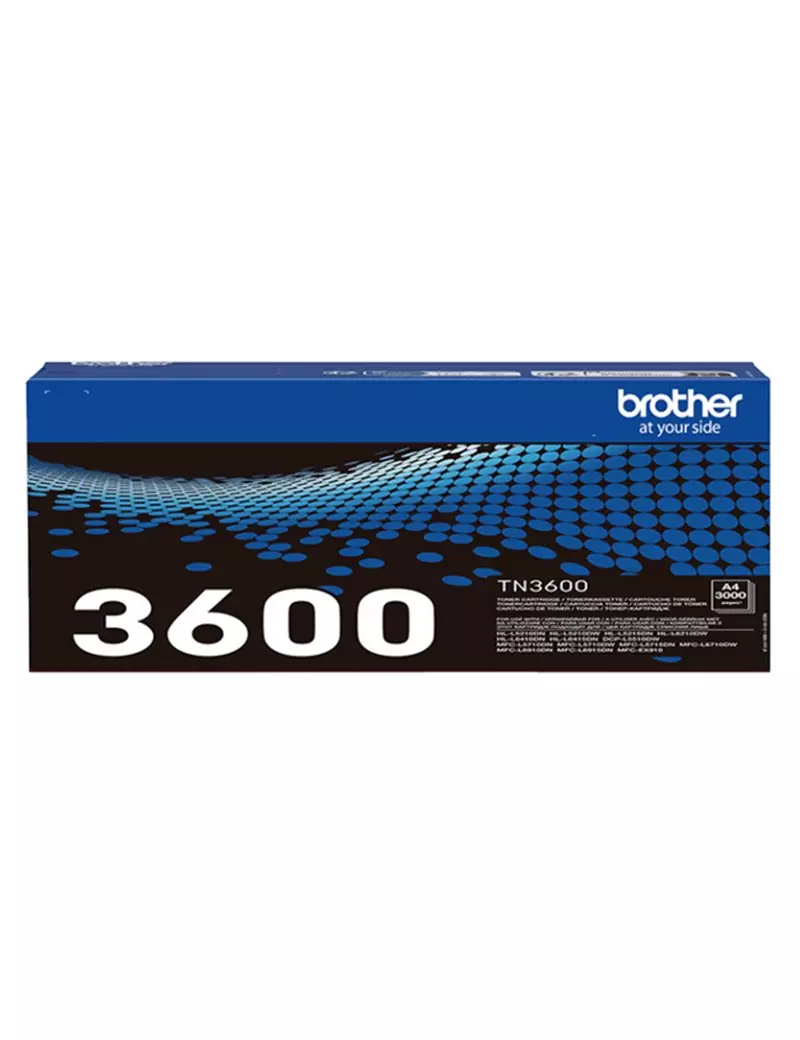 Toner Originale Brother TN-3600 (Nero 3000 pagine) Toner Originale Brother TN-3600 (Nero 3000 pagine)