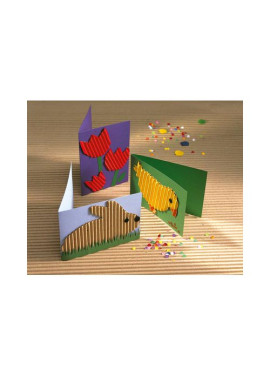 Cartone Ondulato Cannetè CWR - 50x70 cm - 2206/7 (Nero Conf. 10)