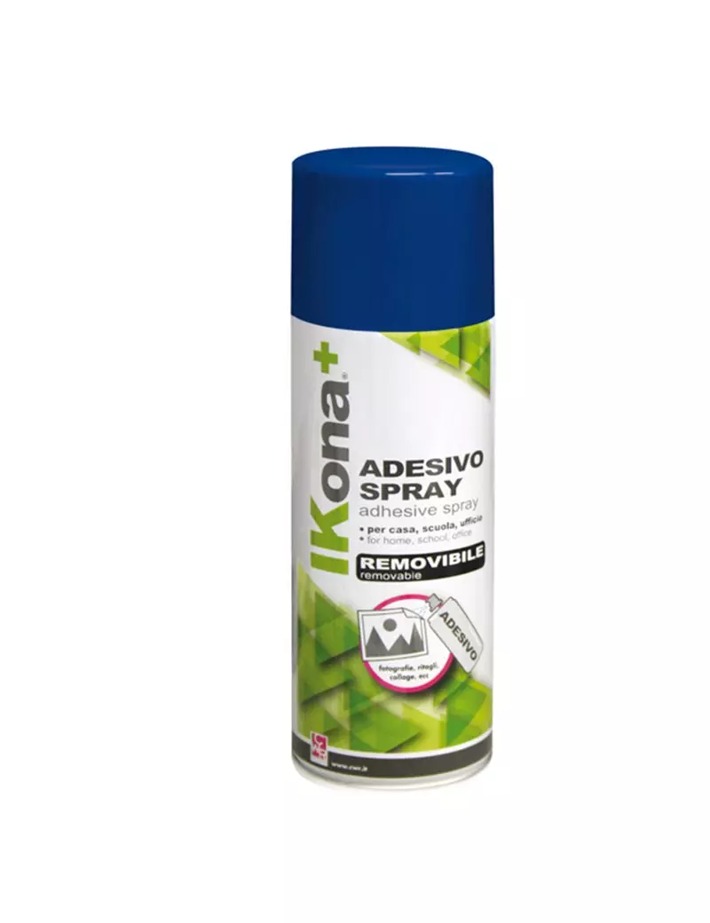 Colla Spray Rimovibile Ikona+ CWR - 400 ml - T113 (Trasparente) Colla Spray Rimovibile Ikona+ CWR - 400 ml - T113 (Trasparente)