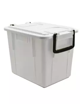 Contenitore Foodbox con Coperchio Mobil Plastic - 38x28x30 cm - 20 Litri - 143/20-BIM (Bianco)