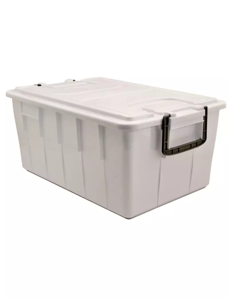 Contenitore Foodbox con Coperchio Mobil Plastic 58x38x26 cm 40 Litri  143/40-BIM Bianco 8004331143407